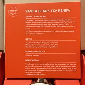 Dossier Sage & Black Tea Renew